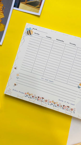 Desk Weekly Notepad