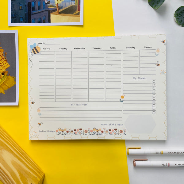 Desk Weekly Notepad