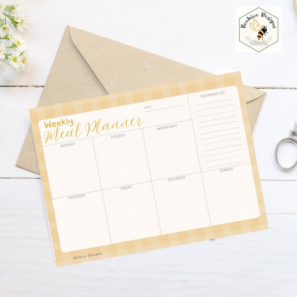 Magnetic Meal Planner | Stylish & Reusable