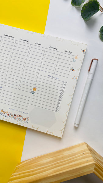 Desk Weekly Notepad