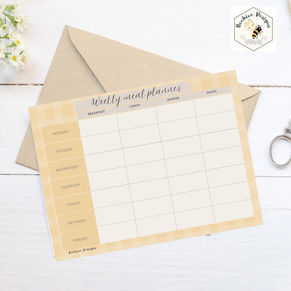 Magnetic Meal Planner | Stylish & Reusable
