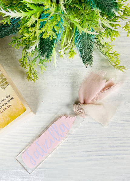 Personalized Acrylic Bookmark