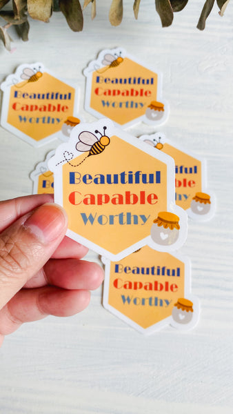 Vinyl Beehive Sticker